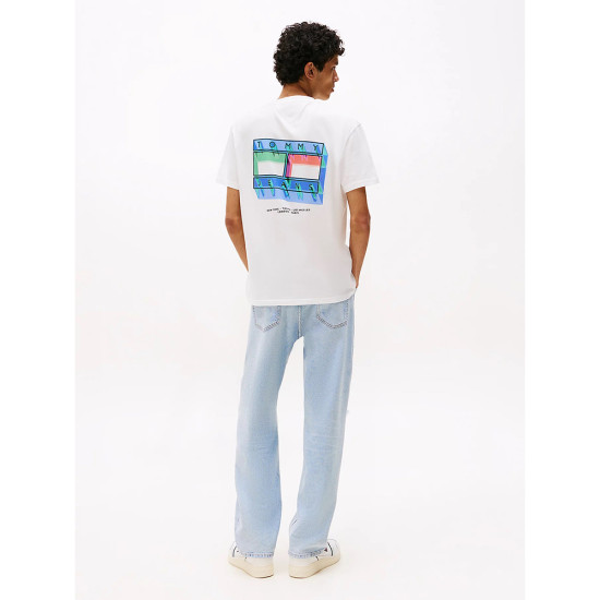 Tommy Hilfiger Ανδρική κοντομάνικη μπλούζα Back Graphic Crew Neck T-Shirt